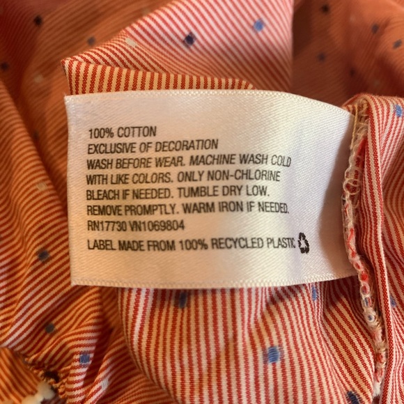 🐦 Red White and Blue Cat & Jack Romper Size 6-9M - Picture 7 of 8